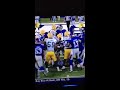 Green Bay Packers Fight. Brad Jones Dive