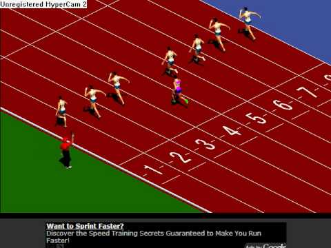 the 100m sprint game