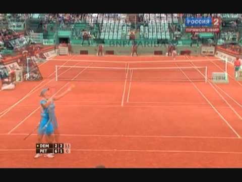 エレナ デメンティエワ vs． Nadia ペトロワ （Quarter決勝戦（ファイナル）　 in Paris 2010）