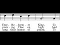 All Glory, Laud and Honor - Bass Only - Learn How to Sing Hymns