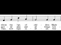 All Glory, Laud and Honor - Bass Only - Learn How to Sing Hymns