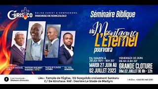Séminaire Biblique A La Montagne, Léternel Pourvoira Chrisco - Kinshasa