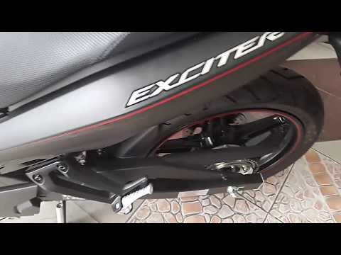 Xe exciter 150 cc 2017 màu đen nhám