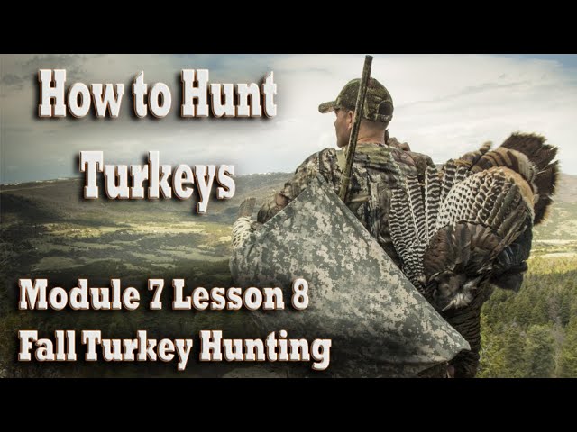 Watch How to Hunt Wild Turkeys Course 7-8 Fall Turkey Hunting – Learn Tips for Success Hunting Gobblers on YouTube.