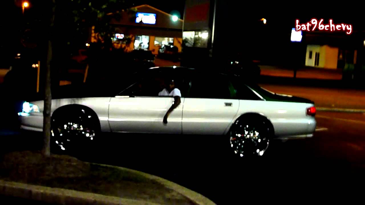 silver green 93 chevy caprice on 26 39 s burnout hd youtube front bumper fog lights