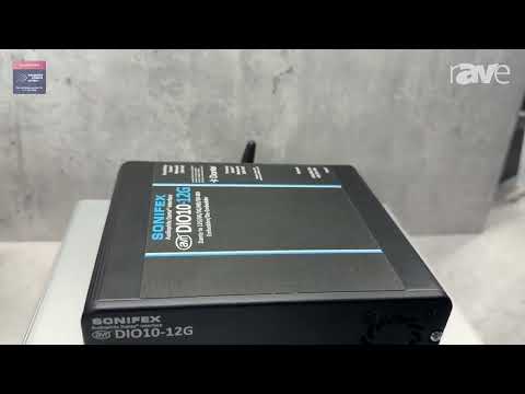 ISE 2025: Sonifex Unveils AVN-DIO10-12G Dante to 12G-SDI Embedder/De-Embedder