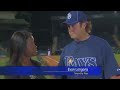 FUS RO DAH!!! | Evan Longoria Catches a ball during interview