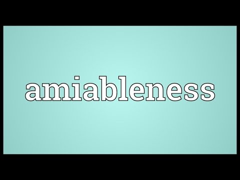 Header of amiableness