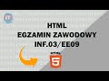 Wszystko co musisz wiedzieć o HTML na EGZAMINIE EE09/INF.03