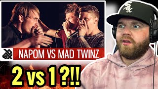 *First Time Hearing* NAPOM vs MAD TWINZ | Fantasy Battle | World Beatbox Camp  H