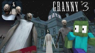 Monster School : Slendrina Granny & Grandpa Life ( True Story ) - Minecraft  Animation
