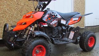 Kids electric quad 800w 36v mini moto with reverse review