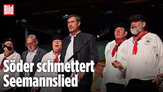 Bayerischer Ministerpräsident Söder Zu Besuch Auf Heland