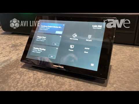 AVI LIVE: Crestron Highlights Crestron UC-SB1-CAM Sound Bar for Conference Systems