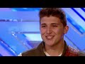 Luke Britnell sings his own song Think Positive - Auditions Week 1 -- The X Factor 2013