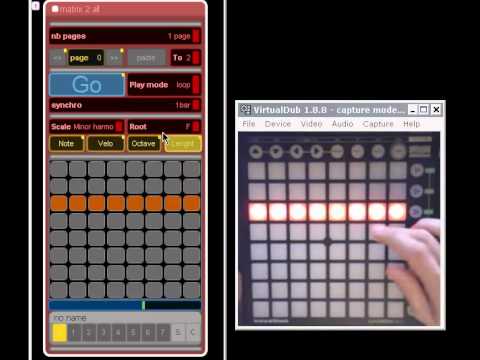 step seq for the launchpad in Usine 002