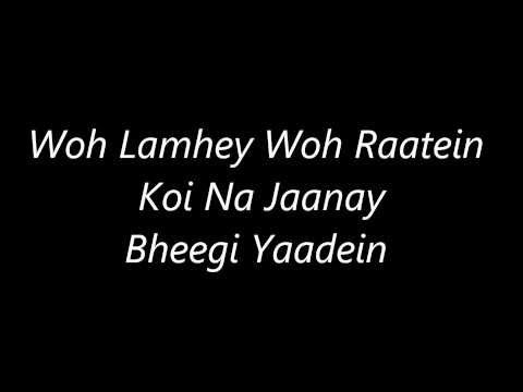 Atif Aslams Bheegi Yaadeins Lyrics