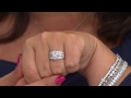 Epiphany Diamonique 100-Facet 3.50 ct tw Ring with Antonella Nester