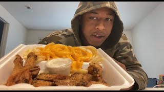 The Truth About Me And My Crush Aris Breaking Up Wings & Fries Mukbang