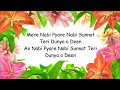 Mere Nabi Pyare Nabi lyrics by JUNAID Jamshed.