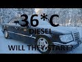 Extreme DIESEL car cold start compilation #7 -40 Siberia | Odpalanie diesla na silnym mrozie