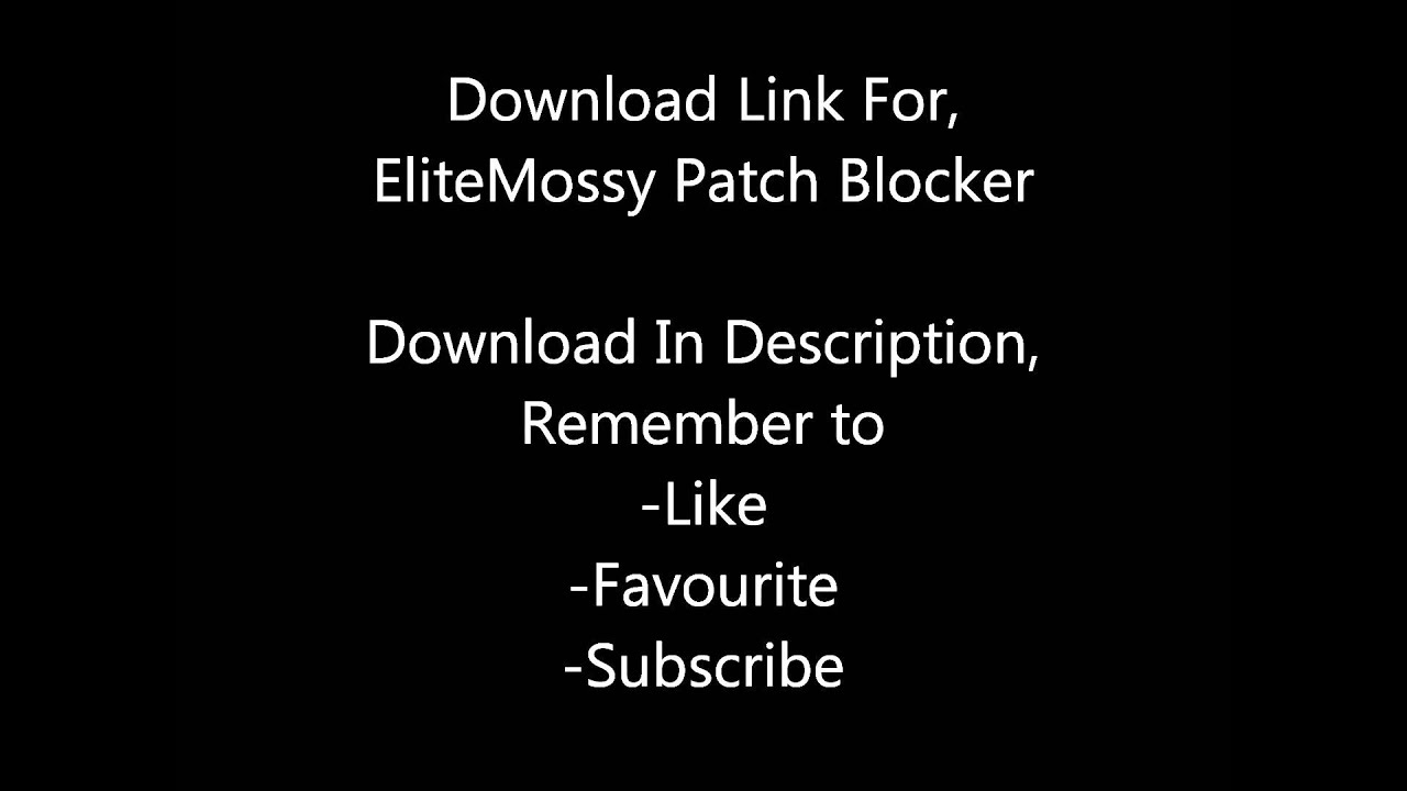 Ps3 Patch Blocker V1.0 Free