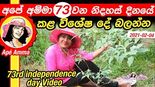 73rd independence day video by Apé Amma