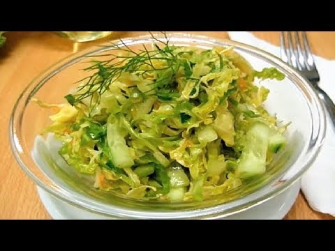 Вкусный салат из капусты свежей