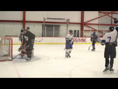 CAHL.ca - Manimals Steve Arruda Record Breaking Point - Calgary Adult Hockey League - 1080p HD