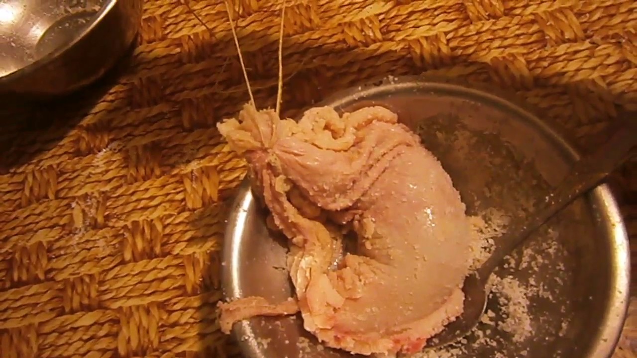 Как сделать сычужный фермент из куриных желудков