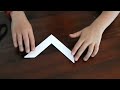 3 - How To Make An Origami Boomerang!!!