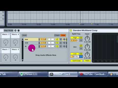 Making Multiband (3band) processing rack preset in Ableton