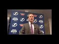 Jon Cooper Happy With Special Teams Against Panthers
