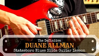 Watch Duane Allman Statesboro Blues video