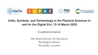 Units, Symbols, And Terminology In The Physical Sciences In And For The Digital Era