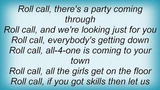 Watch All4one Roll Call video