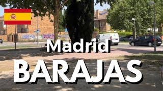 Barajas - The Quietest Vicinity In Madrid? 4K Walking Tour Travel Vlog