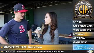 CIF-SS Baseball Podcast | April 4, 2019 | Vista Murrieta, Beckman, Arcadia