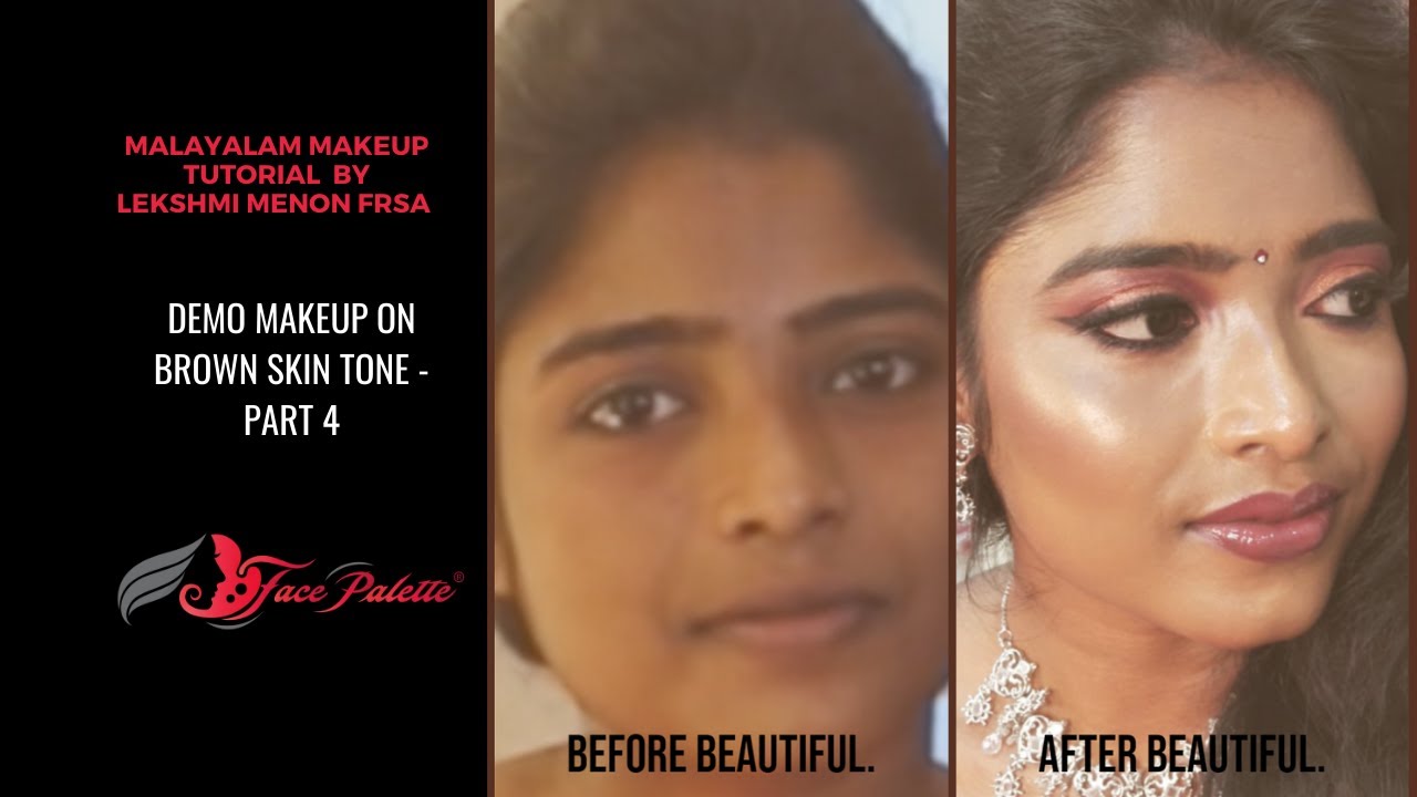 Makeup Demo on brown skin tone | Part 4 of 4 | Lekshmi Menon FRSA #MakeupDemo