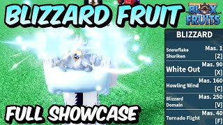 NEW Blizzard Fruit FULL SHOWCASE! | Blox Fruits Blizzard Fruit  Showcase & Revie