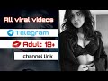 2024 Best adult telegram channel | 18+ telegram channel link in description | join 18+ adult channel