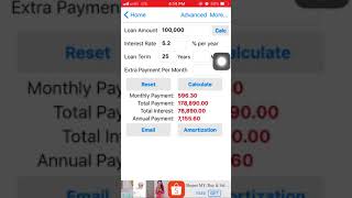 How to Calculate Loan/Finance via app EZ Calculator