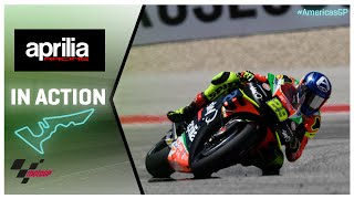 Aprilia in action: Red Bull Grand Prix of the Americas