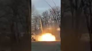 Video Reportedly Showing A Tochka-U Tactical Ballistic Missile Launch From .