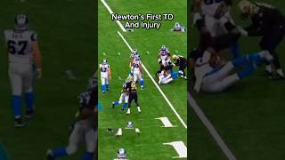 Cam Newtons First Td And Injury
