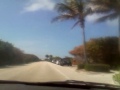 Cruising down the beach road in Jupiter,Florida.