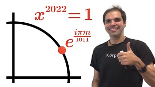 all solutions to x^2022=1
