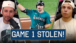 Mariners Steal Game 1 Of Alcs 1046