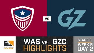 HIGHLIGHTS Washington Justice vs. Guangzhou Charge | Stage 3 | Week 5 | Day 2 | Overwatch League
