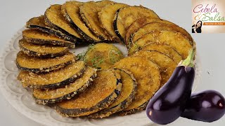 Berinjela A Milanesa Rápida E Crocante Cebola E Salsa